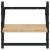 Rafturi de perete cu bare, 2 buc, stejar sonoma, 30x25x30 cm GartenMobel Dekor