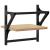 Rafturi de perete cu bare, 2 buc, stejar sonoma, 30x25x30 cm GartenMobel Dekor