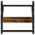 Rafturi de perete cu bare 2 buc., stejar fumuriu, 30x25x30 cm GartenMobel Dekor