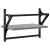 Rafturi de perete cu bare, 2 buc., gri sonoma, 40x25x30 cm GartenMobel Dekor