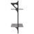 Rafturi perete 2 niveluri cu bare 2 buc. gri sonoma 30x25x65 cm GartenMobel Dekor