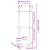 Rafturi perete 3 niveluri/bare 2 buc negru 30x25x100cm GartenMobel Dekor