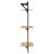 Rafturi perete 3 niveluri/bare 2 buc stejar sonoma 30x25x100cm GartenMobel Dekor
