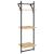 Rafturi perete 3 niveluri/bare 2 buc stejar sonoma 30x25x100cm GartenMobel Dekor