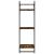 Rafturi perete 3 niveluri/bare 2 buc stejar fumuriu 30x25x100cm GartenMobel Dekor