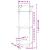 Rafturi perete 3 niveluri/bare 2 buc stejar fumuriu 30x25x100cm GartenMobel Dekor