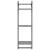 Rafturi perete 3 niveluri cu bare 2 buc. gri sonoma 30x25x100cm GartenMobel Dekor