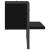 Raft de perete cu bare, negru, 40x25x30 cm GartenMobel Dekor