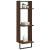 Raft cu 3 niveluri stejar maro, 30x25x100 cm, lemn prelucrat GartenMobel Dekor