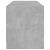 Comodă TV cu uși din sticlă, gri beton, 102x37x42 cm GartenMobel Dekor