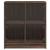 Dulap lateral cu uși din sticlă, stejar maro, 68x37x75,5 cm GartenMobel Dekor