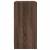 Dulap lateral cu uși din sticlă, stejar maro, 68x37x75,5 cm GartenMobel Dekor