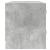 Comodă TV cu uși din sticlă, gri beton, 102x37x42 cm GartenMobel Dekor