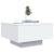 Măsuță de cafea cu lumini LED, alb, 55x55x31 cm GartenMobel Dekor