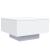 Măsuță de cafea cu lumini LED, alb, 55x55x31 cm GartenMobel Dekor