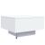 Măsuță de cafea cu lumini LED, alb, 55x55x31 cm GartenMobel Dekor