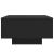 Măsuță de cafea cu lumini LED, negru, 55x55x31 cm GartenMobel Dekor