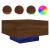 Măsuță de cafea cu lumini LED, stejar maro, 55x55x31 cm GartenMobel Dekor