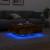 Măsuță de cafea cu lumini LED, stejar fumuriu, 80x80x31 cm GartenMobel Dekor