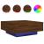 Măsuță de cafea cu lumini LED, stejar maro, 80x80x31 cm GartenMobel Dekor