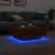 Măsuță de cafea cu lumini LED, stejar maro, 80x80x31 cm GartenMobel Dekor