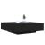 Măsuță de cafea cu lumini LED, negru, 100x100x31 cm GartenMobel Dekor