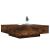 Măsuță de cafea cu lumini LED, stejar fumuriu, 100x100x31 cm GartenMobel Dekor