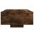 Măsuță de cafea cu lumini LED, stejar fumuriu, 85x55x31 cm GartenMobel Dekor