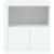 Servantă cu lumini LED, alb, 60,5x37x67 cm GartenMobel Dekor