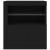 Servantă cu lumini LED, negru, 60,5x37x67 cm GartenMobel Dekor