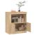 Servantă cu lumini LED, stejar sonoma, 60,5x37x67 cm GartenMobel Dekor