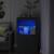 Dulap lateral cu lumini LED, negru, lemn prelucrat GartenMobel Dekor
