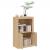 Dulap lateral cu lumini LED, stejar sonoma, lemn prelucrat GartenMobel Dekor