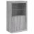 Dulap lateral cu lumini LED, gri sonoma, lemn prelucrat GartenMobel Dekor