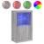 Dulap lateral cu lumini LED, gri sonoma, lemn prelucrat GartenMobel Dekor