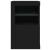 Dulap lateral cu lumini LED, negru, lemn prelucrat GartenMobel Dekor