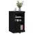 Dulap lateral cu lumini LED, negru, lemn prelucrat GartenMobel Dekor