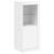 Servantă cu lumini LED, alb, 41x37x100 cm GartenMobel Dekor