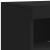 Servantă cu lumini LED, negru, 41x37x100 cm GartenMobel Dekor