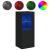 Servantă cu lumini LED, negru, 41x37x100 cm GartenMobel Dekor
