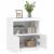Servantă cu lumini LED, alb, 60x37x67 cm GartenMobel Dekor