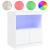 Servantă cu lumini LED, alb, 60x37x67 cm GartenMobel Dekor