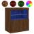 Servantă cu lumini LED, stejar maro, 60x37x67 cm GartenMobel Dekor