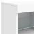 Servantă cu lumini LED, alb, 81x37x67 cm GartenMobel Dekor