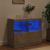 Servantă cu lumini LED, gri beton, 81x37x67 cm GartenMobel Dekor
