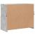 Servantă cu lumini LED, gri beton, 81x37x67 cm GartenMobel Dekor