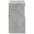 Servantă cu lumini LED, gri beton, 81x37x67 cm GartenMobel Dekor