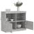 Servantă cu lumini LED, gri beton, 81x37x67 cm GartenMobel Dekor