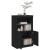 Servantă cu lumini LED, negru, 60,5x37x100 cm GartenMobel Dekor