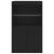 Servantă cu lumini LED, negru, 60,5x37x100 cm GartenMobel Dekor